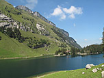 Ein letzter Blick zum Seealpsee, ...