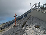 Das Gipfelkreuz am Säntis