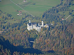 Das Schloss Neuschwanstein im Zoom...