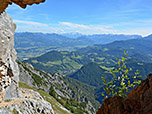 Blick zum Dachstein und zum Tennengebirge
