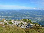 Blick zu den Salzkammergut-Bergen