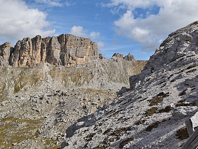 der Blick vom Cir Joch ins Chedultal