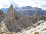 Der Piz Boe, höchster Punkt der Sella