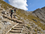 die letzten Meter zum Jëuf de Crespëina