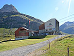 ...an der Talstation der Diavolezza-Bergbahn