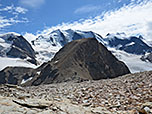 Blick über den Piz Trovat zum Piz Palü
