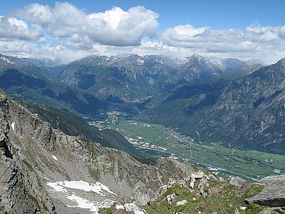 Blick nach Nordosten...