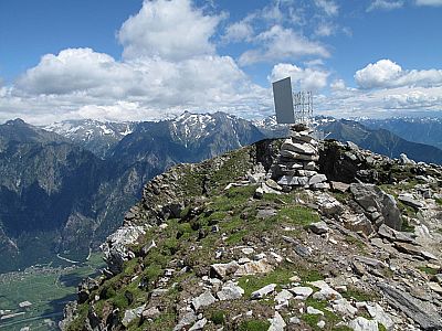 Gipfel des Sasso Bianco