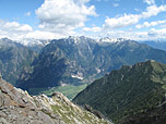Ganz rechts der Monte Berlinghera
