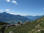 Die kleinen Häuser der Alpe di Mezzo
