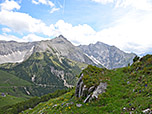 Blick zur Bettlerkarspitze