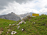 Wir überschreiten das Satteljoch...