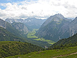 Blick in die Eng und auf den Großen Ahornboden