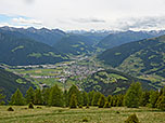 Der Tiefblick auf Sterzing