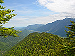 Blick nach Norden aufs Loisachtal