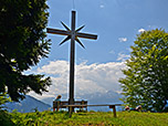 Das große Gipfelkreuz am Schafkopf 