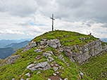 Die letzten Meter zum Gipfel des Schafreuters