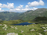 Rückblick zum Mittleren Wildalmsee