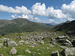 Links das Kröndlhorn, rechts lugt der Dristkopf hervor