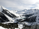 Auch der Blick hinter uns auf den Speicher Längental und Kühtai wird immer besser