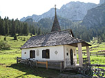 Kapelle bei der Kaindlhütte