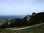 Blick zurück auf den Hirschenstein 