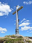 Das Gipfelkreuz der Scheinbergspitze