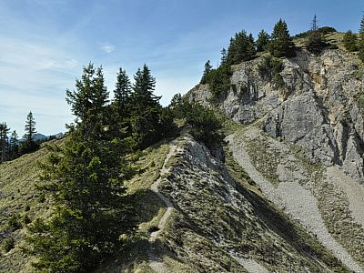 Weiter auf dem Grat zum Hohen Brand