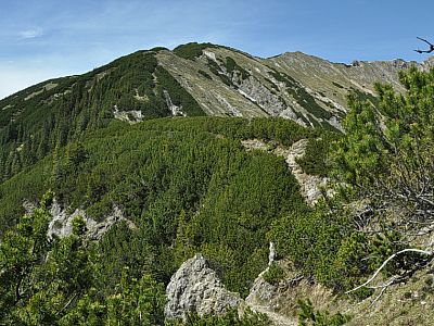 Blick vom Hohen Brand auf das Brandjoch