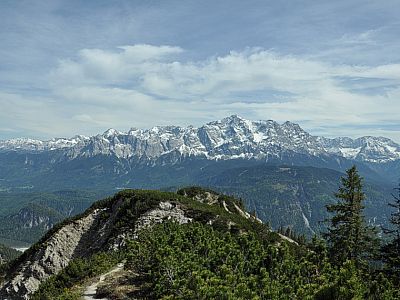 Die Zugspitze hinter dem Hohen Brand