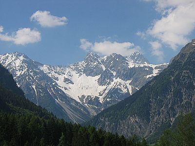Schesaplana aus dem Brandner Tal