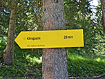Unser erstes Etappenziel, die Königsalm, rückt näher