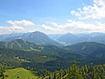 Blick zum Achensee und zu Unnütz und Seekarspitze