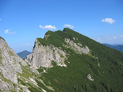 Blick zurück zum Trausnitzberg