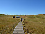 Über die Planken wandern wir nordostwärts