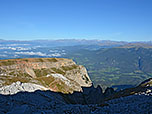 Blick nach Nordwesten zu den Sarntaler Alpen...