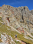 ...wandern wir nun zügig bergab