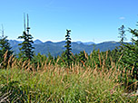 Blick vobrei an der Gindelalmschneid zum Hirschberg
