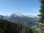 Ein erster Ausblick zum Watzmann