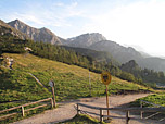 Der Grenzübergang am Torrener Joch