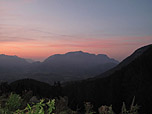 Abendstimmung über dem Untersberg