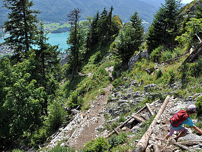 Auch hier gibt es einige Serpentinen zu bewältigen