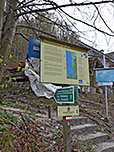 Einstieg Richtung Schoberstein in Weißenbach am Attersee