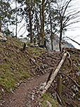 ...steil bergauf