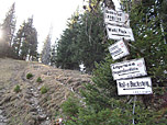 ...bis zum Schilderwald...