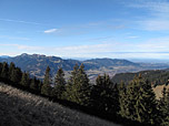 Blick ins Isartal Richtung Bad Tölz