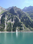 Wasserfall am Schlegeisspeicher