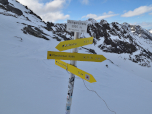 Die Zischgenscharte in 2939 m ist erreicht