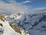 Im Osten die Villerspitzen