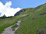 ...die Flanke des Seinskopfs hinauf
